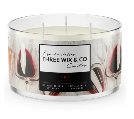 Chandelle de soya - 5 à 7 - Three Wix & co